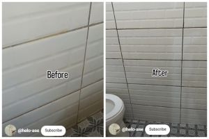 Tanpa disemprot cuka, ini trik usir noda kuning di keramik kamar mandi cukup tambah 1 bahan dapur
