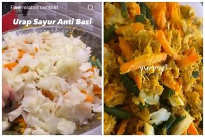 Tahan 2 hari di suhu ruang, trik wanita masak sayur urap ini bikin bumbunya meresap dan tak mudah asam