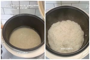Tanpa tambahan jeruk nipis dan cuka, wanita ini punya trik menanak nasi agar tak mudah berair dan bau