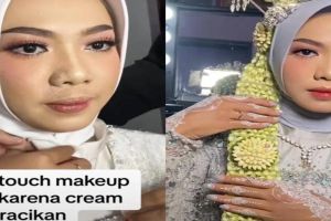Hasilnya kembali mulus, ini trik retouch makeup yang longsor akibat krim dokter pakai 1 bahan alami