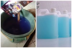 Cukup tambah 1 bumbu dapur, begini trik memperbanyak detergen cuci baju cair hingga empat kali lipat
