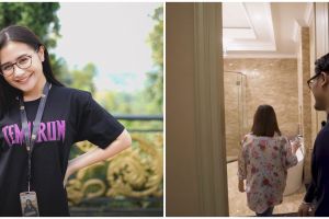 Punya rumah megah ditaksir Rp 20 M, 9 potret kamar mandi Prilly Latuconsina mewah dengan batu marmer