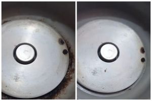 Tanpa diolesi pasta gigi, ini cara bersihkan kerak membandel di dasar rice cooker pakai 1 bahan dapur