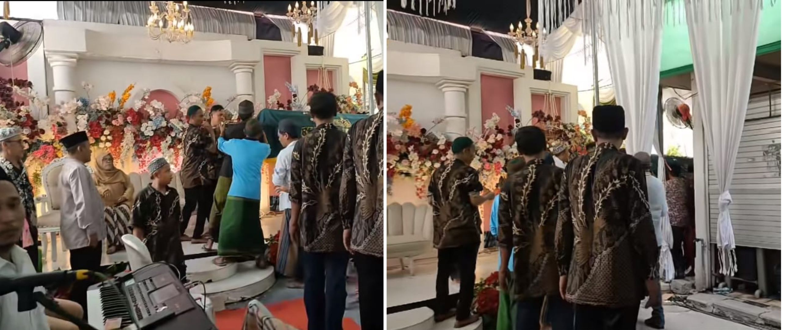 Momen keranda lewat di acara nikahan ini bikin nggak bisa berkata-kata, duka di tengah bahagia