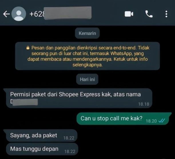 11 Chat lucu lika-liku kurir saat antarkan paket ini dapat jawaban tak terduga, bikin ngelus dada