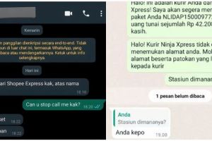 11 Chat lucu lika-liku kurir saat antarkan paket ini dapat jawaban tak terduga, bikin ngelus dada