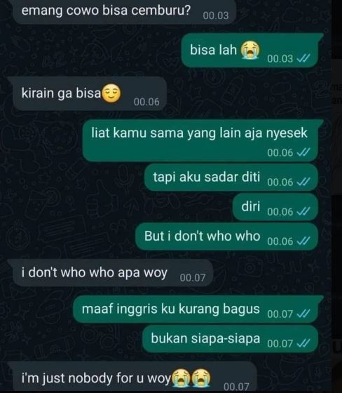 11 Chat lucu lagi berantem sama pacar ini drama abis tapi endingnya bikin nggak bisa nahan nyengir