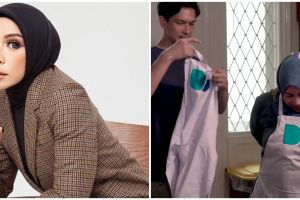 Dulu rumahnya di pinggir sungai kini huniannya mewah, intip 9 potret dapur Melly Goeslaw yang mungil