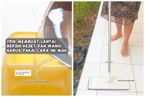 Cukup tambah 1 bahan dapur, ini trik mengepel lantai agar kesat dan wangi sampai dua minggu