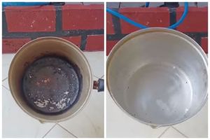 Bukan digosok sitrun, ini cara bersihkan kerak gosong di dasar panci agar kinclong pakai 3 bahan dapur