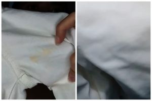 Tanpa disikat dan diberi pemutih, ini trik basmi noda kuning di celana putih ditambah 2 bahan dapur