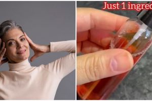 Tak perlu semir mahal, ini trik samarkan tampilan uban jadi lebih hitam berkilau pakai 1 bahan minuman