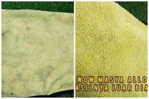 Cuma tambah 1 bahan dapur, emak-emak ini berhasil menyulap handuk dapur dekil jadi bersih seperti baru