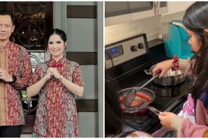 11 Potret dapur rumah AHY yang kini jadi menteri Jokowi, desainnya klasik ala Eropa minim perabotan