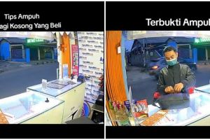Momen pria bagikan tips agar warung ramai pembeli ini banjir sorotan, warganet: aneh tapi nyata