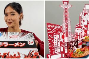 Nikmati semangkuk ramen otentik Jepang, cewek ini bak teleport jalan-jalan ke Tori Kara Town