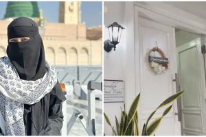 Dulu 12 kali pindah kontrakan kini huni rumah megah, 9 potret kolam renang Umi Pipik ada coffee shop