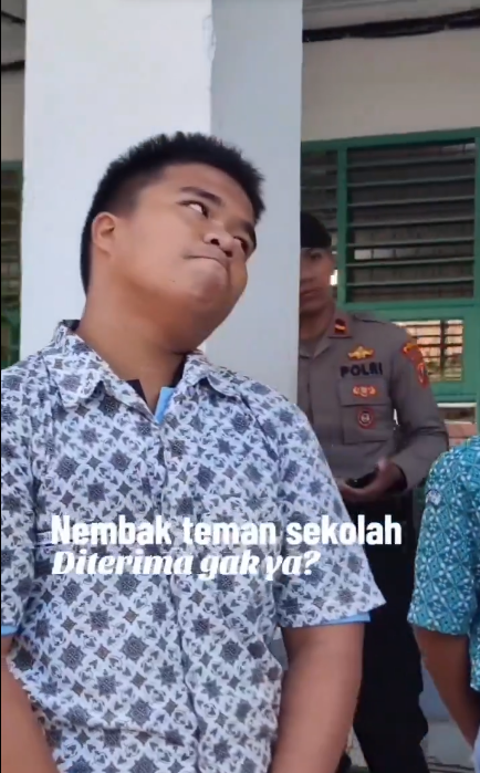 Cinta tak selamanya indah, momen cowok nembak cewek di sekolah ini ujungnya bikin trauma