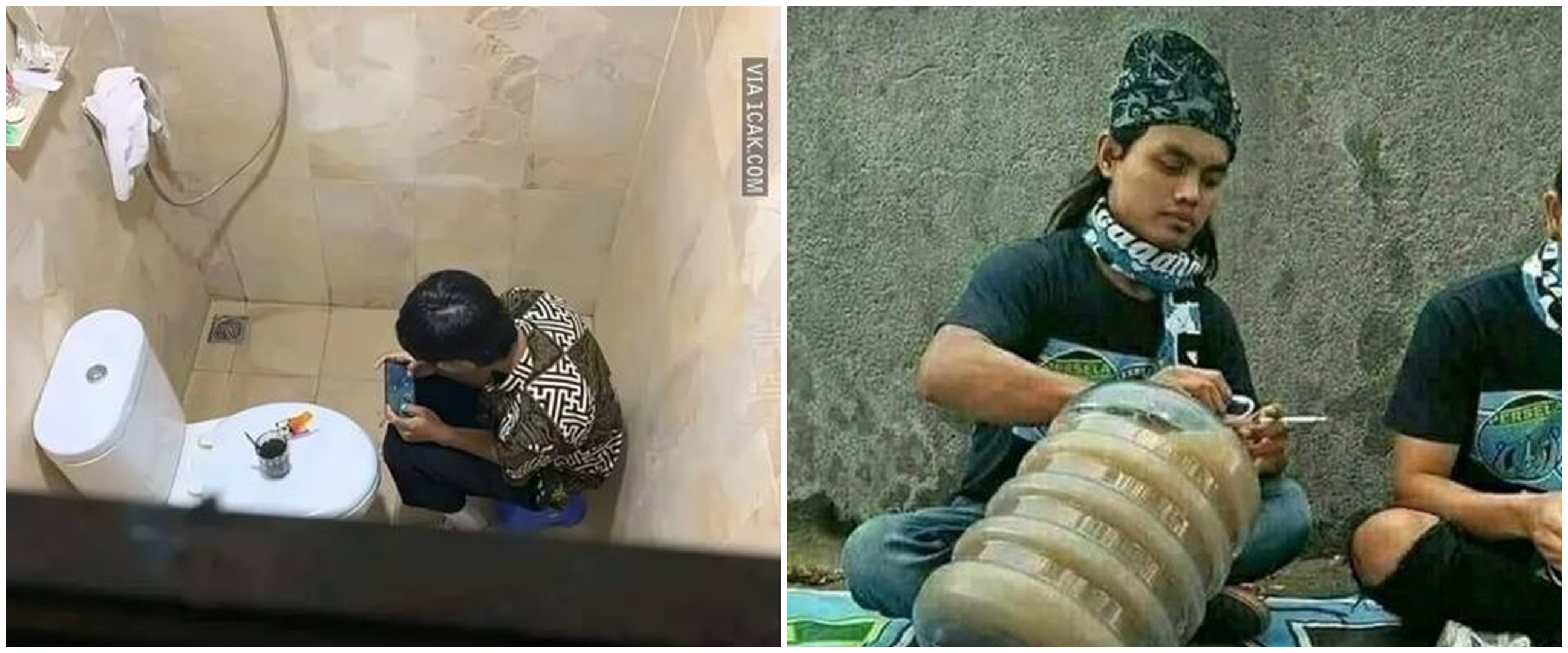 11 Potret lucu cara biar nggak ngantuk ini bikin ngelus dada, emang boleh sebrutal ini minum kopinya?