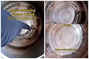 Cuma gunakan 1 ampas dapur, begini trik ampuh enyahkan kerak gosong di dasar panci