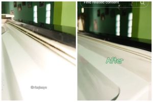 Tak perlu dibongkar, ini cara membersihkan noda jamur pada karet pintu kulkas pakai 1 bahan sederhana