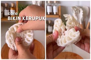 Bukan dioven atau digoreng lagi, wanita ini punya trik bikin kerupuk melempem jadi renyah kembali