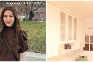 9 Potret dapur Aaliyah Massaid, desainnya menyatu dengan ruang tamu agar nyaman buat nongkrong