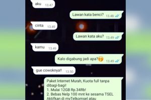 11 Chat lucu orang pengen gombal tapi gagal ini bacanya jadi ikutan malu, bikin senyum kecut