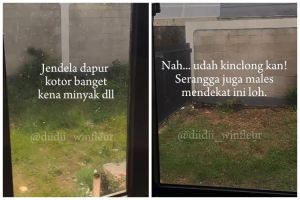 Tak perlu sabun, begini trik bersihkan kaca dapur yang berminyak dan kusam pakai 1 bahan dapur