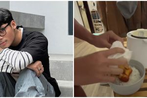 9 Potret dapur apartemen seleb TikTok Ganta 'Avatar KW', ada di lorong menyatu dengan mesin cuci