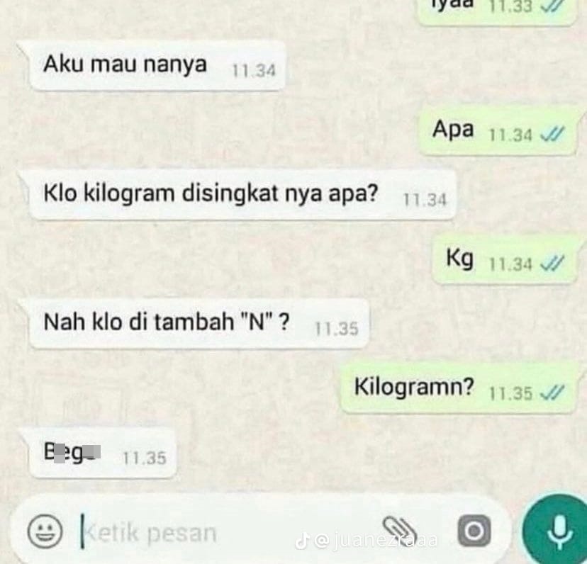 11 Chat lucu random dapat balasan tak terduga ini bikin cekikikan sekaligus nahan kesal