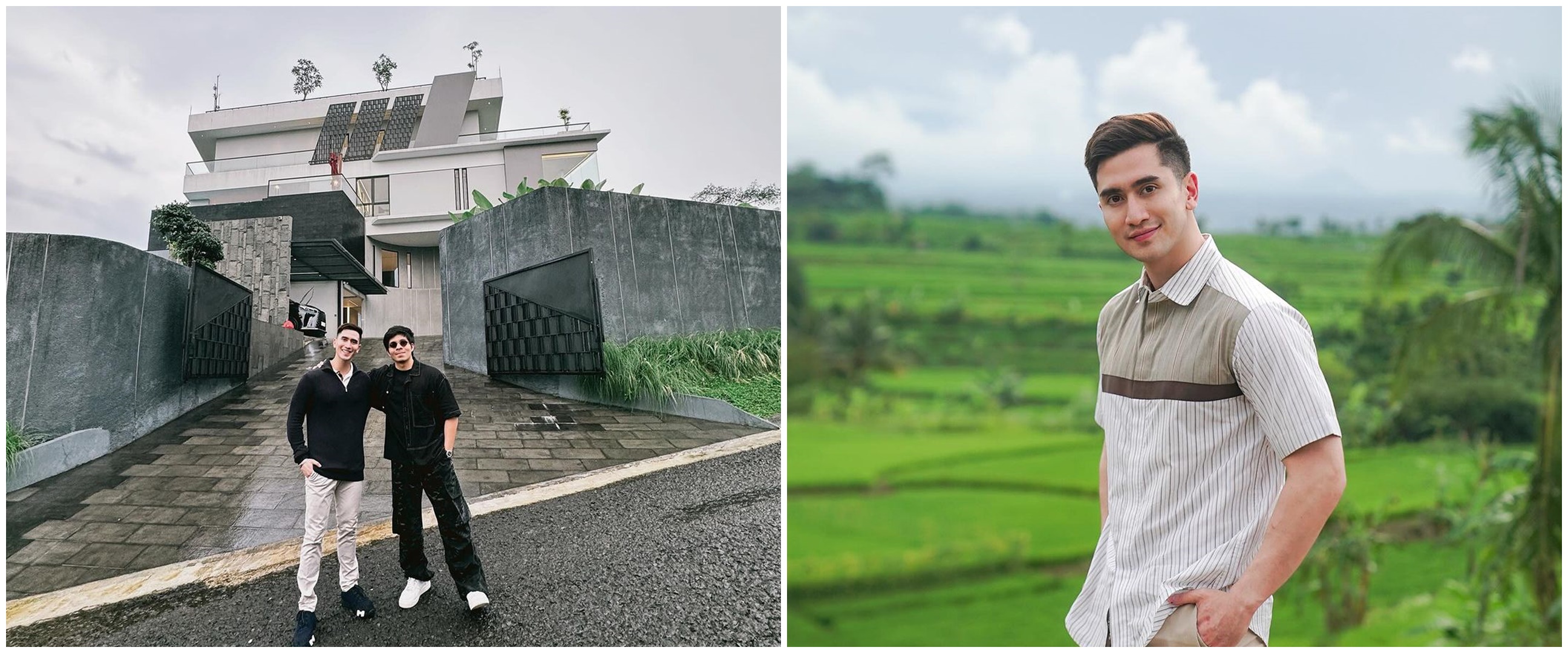 Punya hunian mewah senilai Rp50 M, 9 potret rooftop Verrell Bramasta view langsung gunung Salak