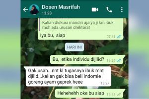 11 Chat lucu dosen dan mahasiswa ini cuma bisa direspons dengan ketawa karier, bikin geleng kepala