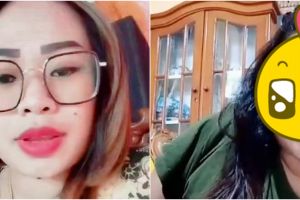 Biasa tampil full makeup, 9 potret seleb TikTok Tante Lala polosan dengan alis tipis ini manglingi