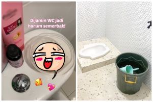 Bukan pakai kapur barus, trik emak-emak usir bau pesing di kamar mandi ini cukup tambah 1 bahan dapur