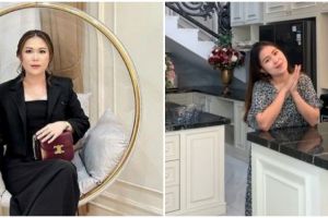 Usia 25 bisa bangun rumah bak istana, 9 potret dapur bos skincare Melvina Husyanti yang jarang dipakai