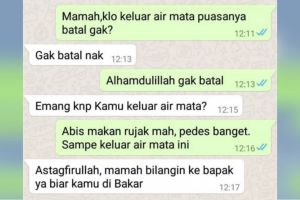 10 Chat lucu orang batal puasa ini tingkahnya bikin setan minder, auto ngelus dada sambil istighfar