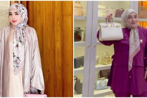 Dulu di rumah bantuan kini huniannya bergaya Eropa, 9 potret walk in closet Shella Saukia bak butik