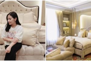 Punya walk in closet 100 pintu di kamar, 11 potret area tidur Prilly Latuconsina interiornya bak hotel