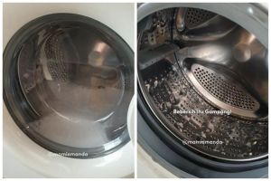 Bukan pakai sabun, ini trik menghilangkan bau apek di mesin cuci cuma dengan 1 bahan dapur