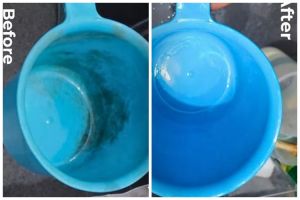 Tanpa disikat, begini cara bersihkan gayung berkerak agar kinclong lagi cuma tambah 1 bahan dapur