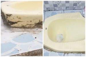 Tak perlu diampelas, cara bersihkan kerak di kloset agar kesat ini pakai tambahan 2 bahan dapur
