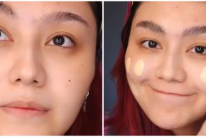 Transformasi wajah gadis polosan recreate makeup jadi Ayu Ting Ting, hasilnya bak pinang dibelah dua