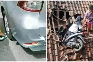 11 Momen apes orang naik motor ini bikin ketawa brutal, bukti hari sial nggak ada di kalender