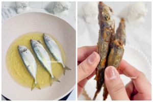 Tak dibaluri tepung, wanita ini punya trik goreng ikan agar renyah dan tak meletup pakai 3 bahan dapur