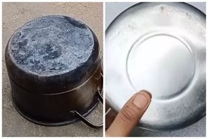 Tak perlu digosok sitrun, ini cara hilangkan kerak gosong di panci agar kinclong pakai 2 bahan dapur