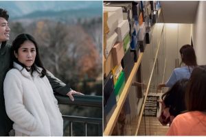 10 Potret dapur bawah tanah Tarra Budiman, rak penyimpanannya ala minimarket