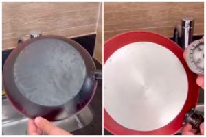 Tanpa digosok sitrun, ini cara cepat hilangkan kerak gosong di pantat teflon tambah 1 jenis minuman