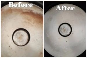 Tanpa digosok pasta gigi, ini cara hilangkan noda gosong di dasar rice cooker pakai 1 bahan makanan