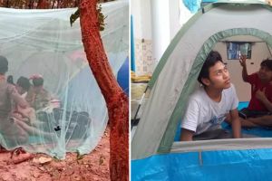 45 Potret kocak serba-serbi orang berkemah nyeleneh ini bikin minder pecinta alam, idenya luar nurul
